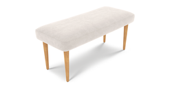 Lyno 97x160 Cm Açılır Yemek Masası Takımı (Bench&4Lü Roa) - Kadife