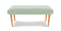Lyno 97x160 Cm Açılır Yemek Masası Takımı (Bench&4Lü Roa) - Kadife