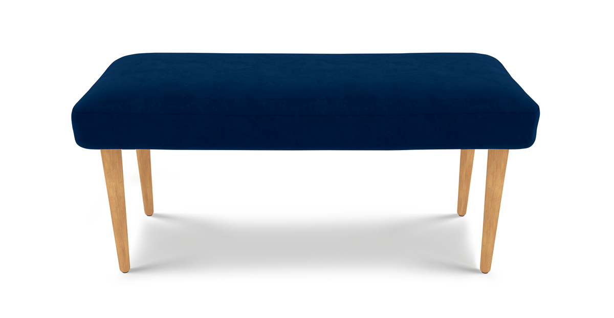 Lyno 97x160 Cm Sabit Yemek Masası Takımı (Bench&4Lü Roa) - Kadife