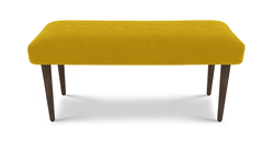 Lyno 97x160 Cm Açılır Yemek Masası Takımı (Bench&4Lü Roa) - Kadife