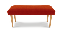 Lyno 97x160 Cm Açılır Yemek Masası Takımı (Bench&4Lü Roa) - Kadife