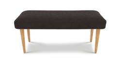 Lyno 97x160 Cm Açılır Yemek Masası Takımı (Bench&4Lü Roa) - Kadife
