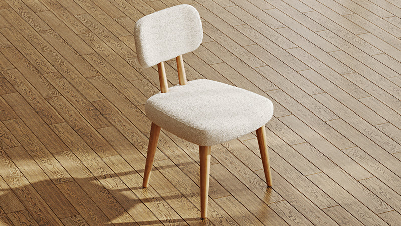Lyno 77x140 Cm Açılır Yemek Masası Takımı (Roa Bench & 2 Roa Sandalye) - Bukle