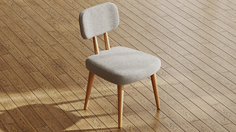Lyno 77x140 Cm Açılır Yemek Masası Takımı (Roa Bench & 4 Roa Sandalye) - Doğal Doku