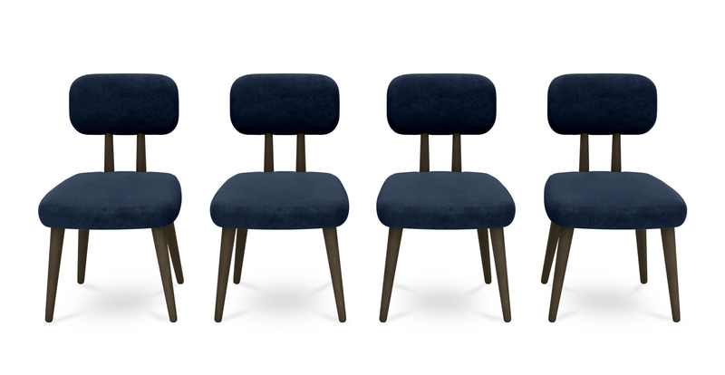 Roa Sandalye 4Lü Set - Kadife