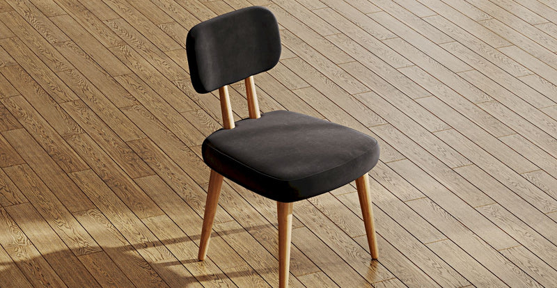 Lyno 77x140 Cm Sabit Yemek Masası Takımı (2 Roa Bench & 2 Roa Sandalye) - Kadife