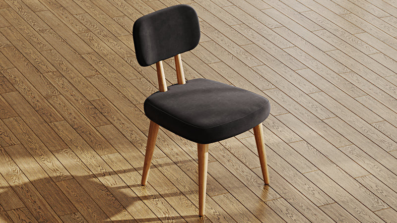 Lyno 77x140 Cm Açılır Yemek Masası Takımı (Roa Bench & 4 Roa Sandalye) - Kadife