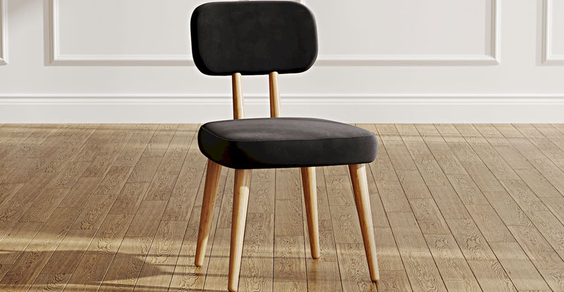 Lyno 77x140 Cm Sabit Yemek Masası Takımı (4 Roa Sandalye) - Kadife