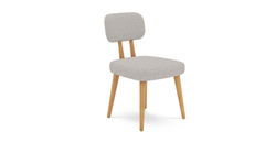 Lyno 97x160 Cm Açılır Yemek Masası Takımı (6Lı Roa) - Keten