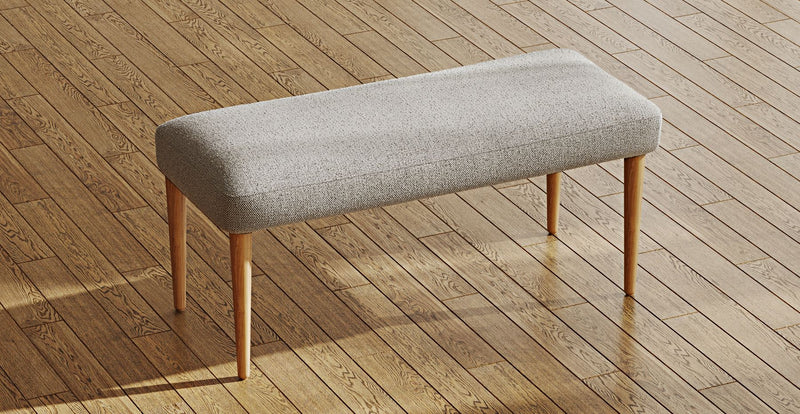 Lyno 77x140 Cm Açılır Yemek Masası Takımı (2 Roa Bench) - Doğal Doku