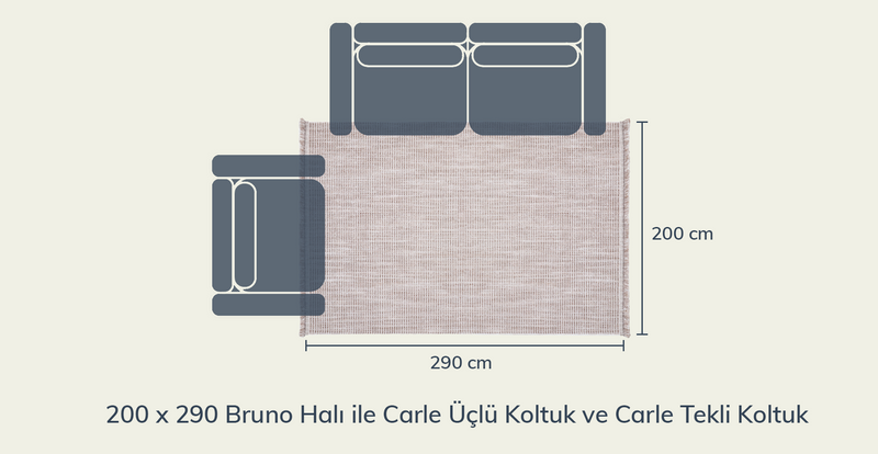 Bruno Fitilli Halı - 200 x 290