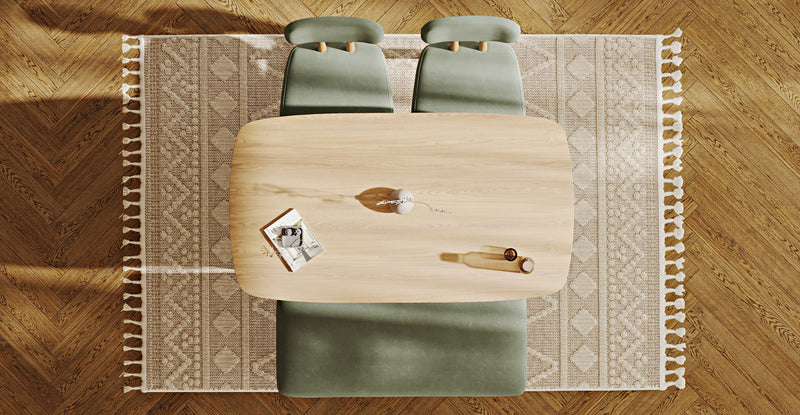 Lyno 77x140 Cm Sabit Yemek Masası Takımı (Roa Bench & 2 Roa Sandalye) - Kadife