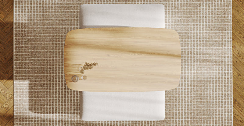 Lyno 77x140 Cm Sabit Yemek Masası Takımı (2 Roa Bench) - Keten