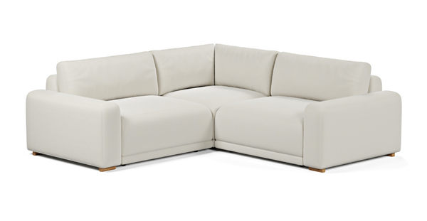 Carle 234 x 234 Minderli Köşe Çift Kollu - Doğal Doku