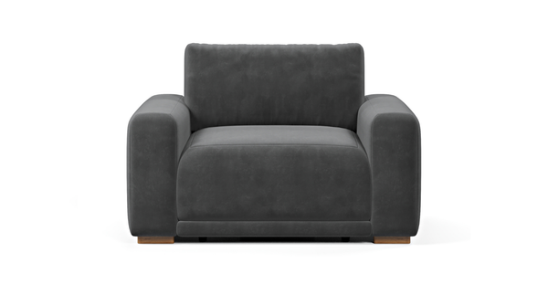 Carle Small Tekli Koltuk Çift Kollu - Kadife