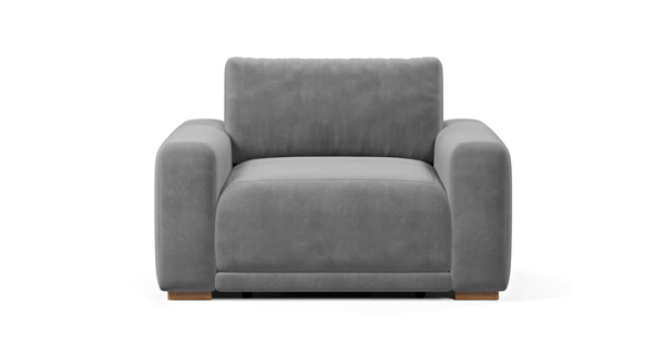 Carle Small Tekli Koltuk Çift Kollu - Kadife