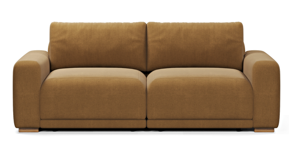 Carle Small Üçlü Koltuk Çift Kollu - Performans Keten