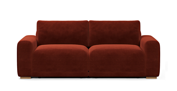 Carle Small Üçlü Koltuk Çift Kollu - Fitilli Kadife