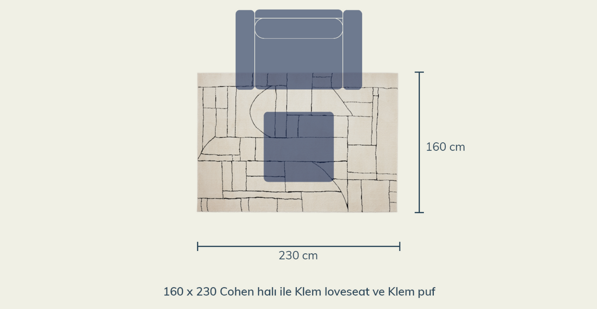 Cohen Yumuşak Halı - 160 x 230