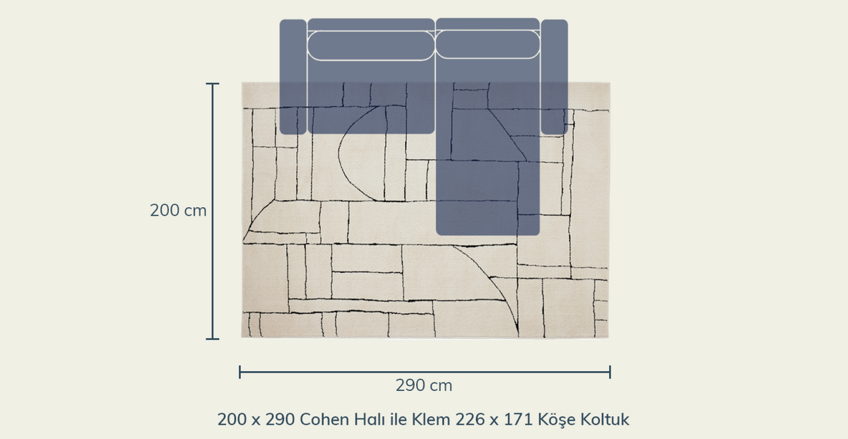 Cohen Yumuşak Halı - 200 x 290