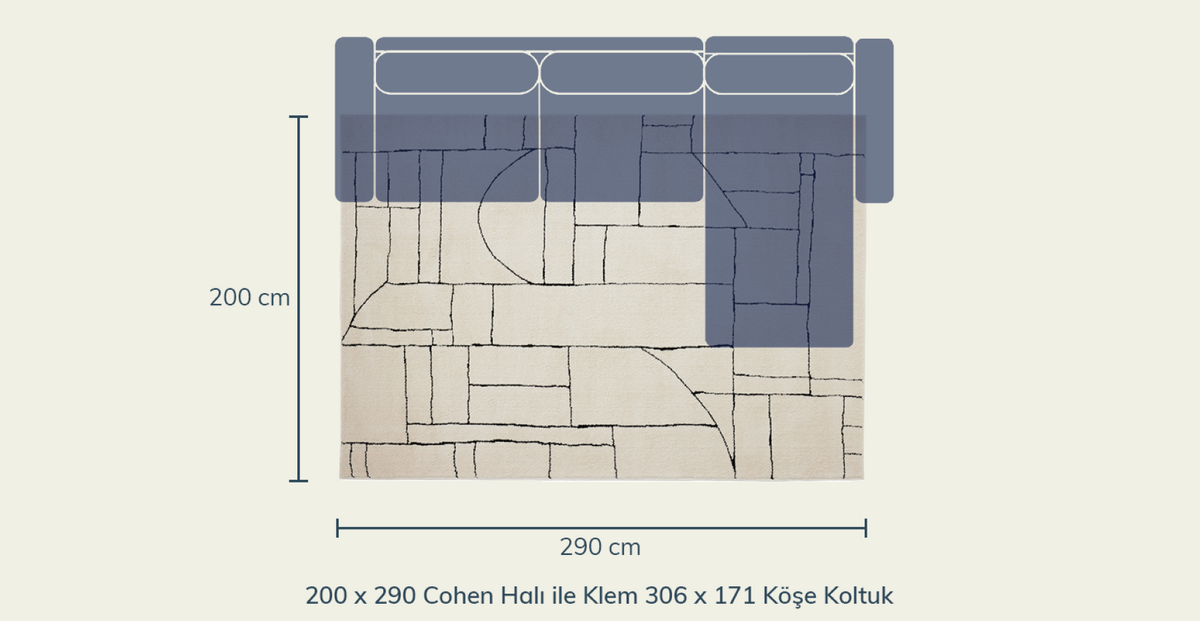 Cohen Yumuşak Halı - 200 x 290