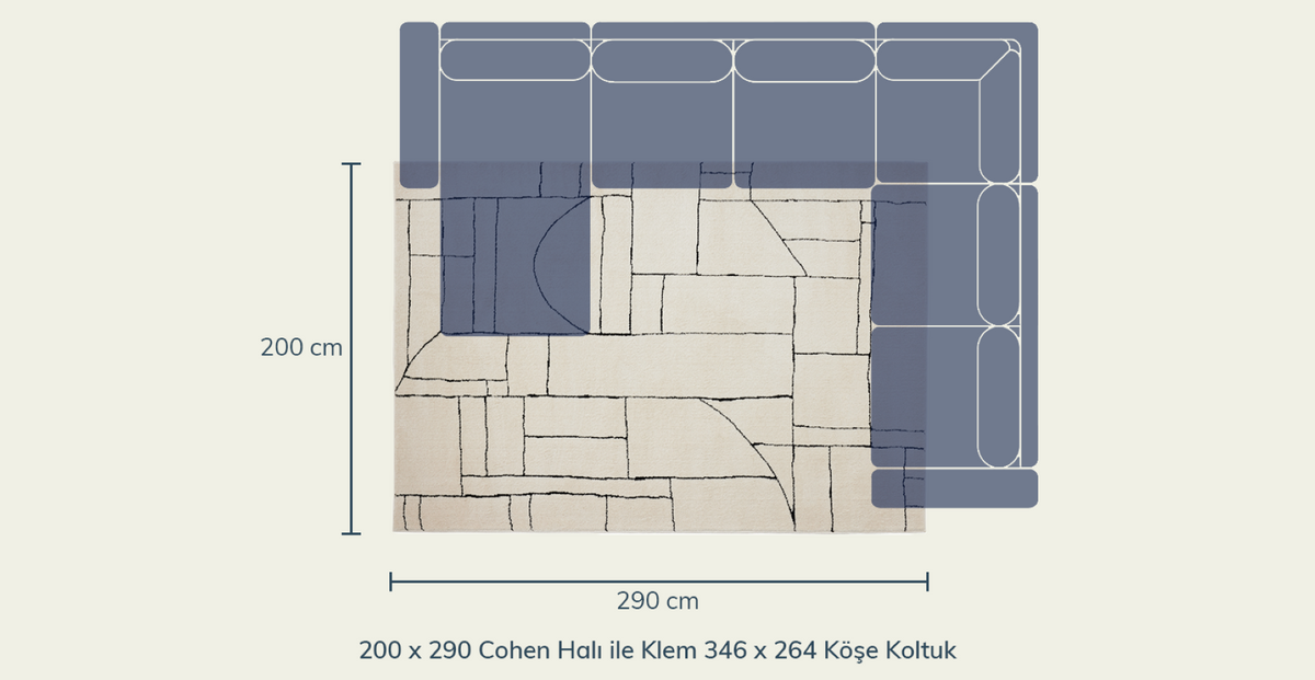 Cohen Yumuşak Halı - 200 x 290