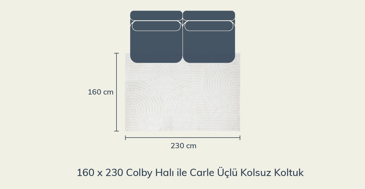 Colby Yumuşak Halı - 160 x 230