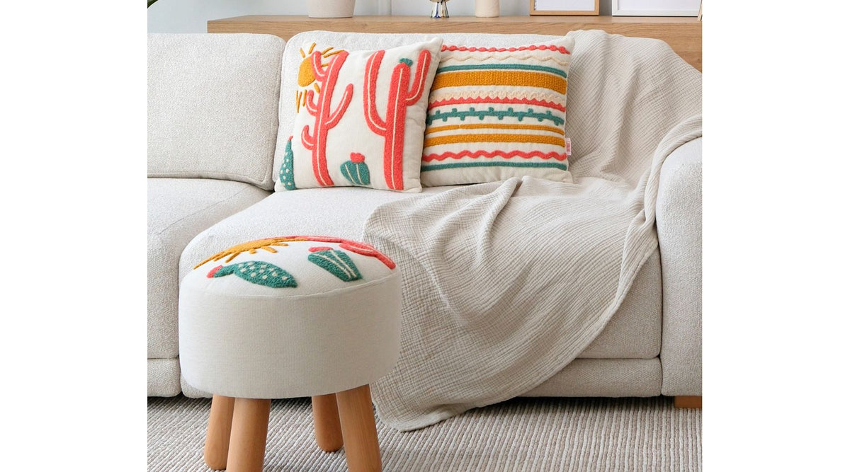 Desert Breeze Punch Puf & Kırlent Takımı