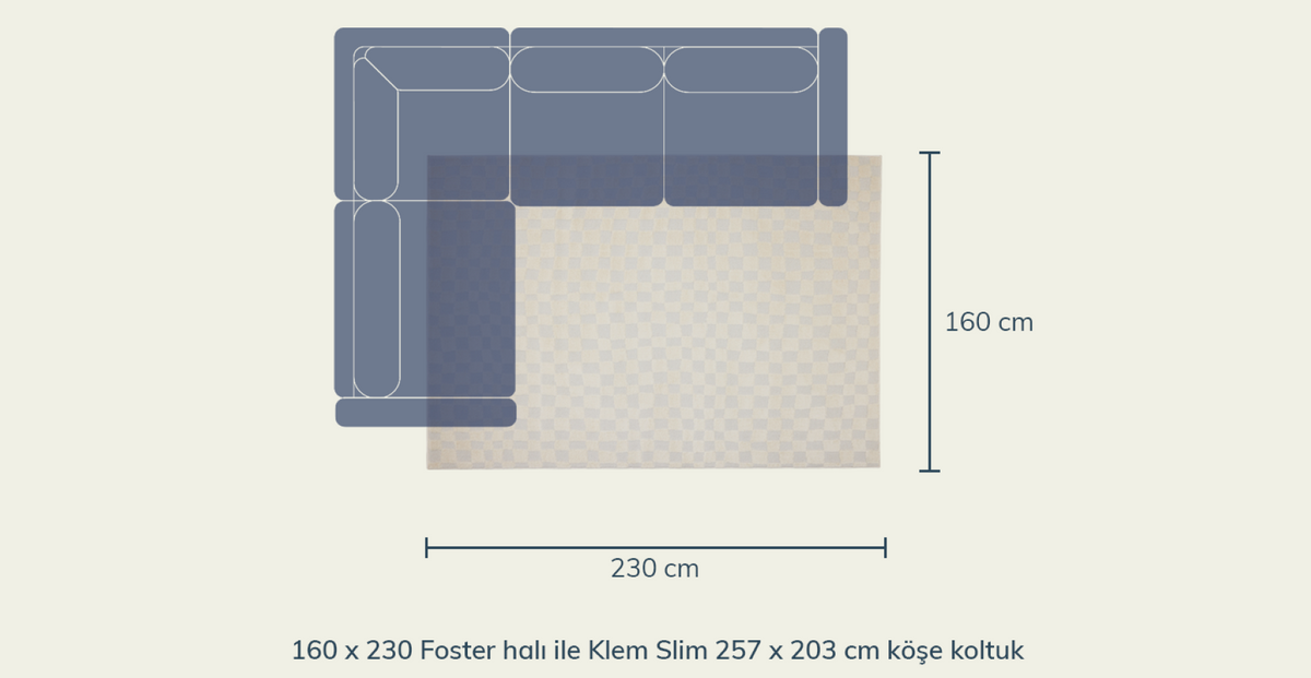 Foster Yumuşak Halı - 160 x 230