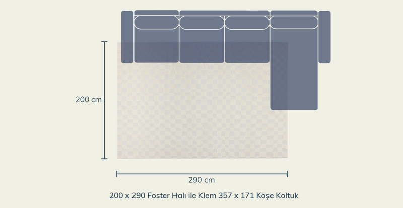 Foster Yumuşak Halı - 200 x 290