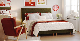 Klem Slim Çift Kişilik Bazalı Karyola 160x200 - Kadife