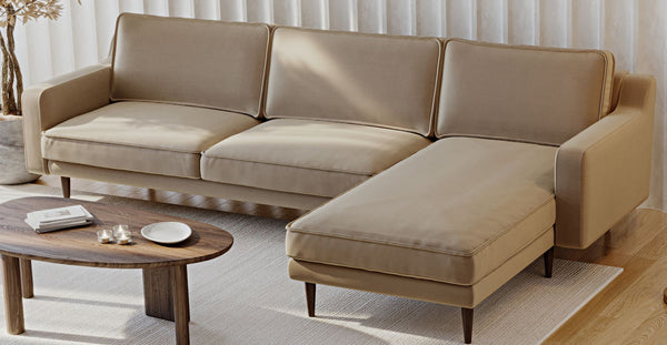 Klem Slim 292 x 171 Köşe Ahşap Ayak - Performans Kadife