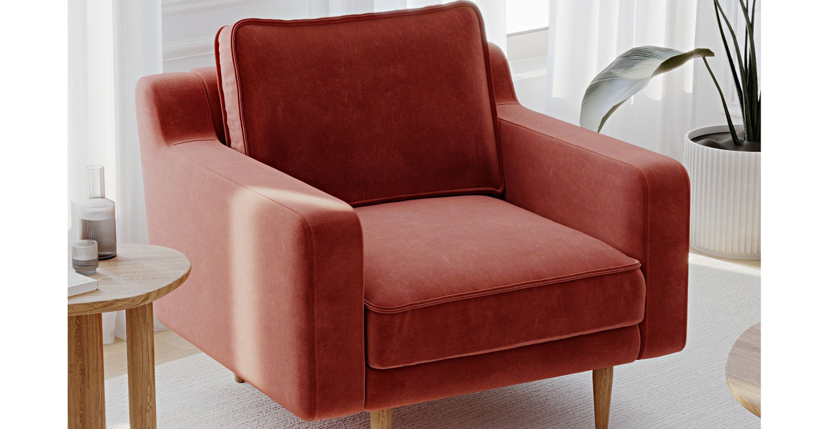 Klem Üçlü ve Klem Slim Tekli Koltuk Takımı - Kadife