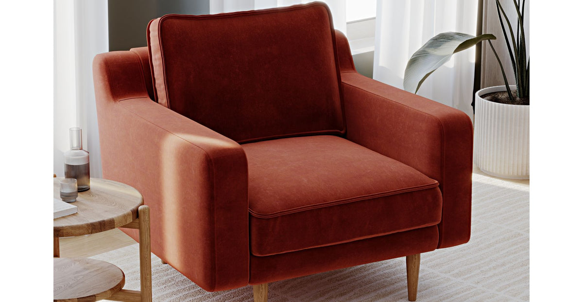 Klem Üçlü ve Klem Slim Tekli Koltuk Takımı - Kadife