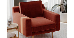 Klem Üçlü ve Klem Slim Tekli Koltuk Takımı - Kadife