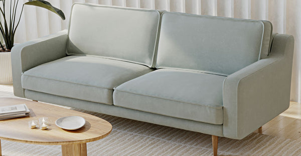 Klem Slim Üçlü ve Modsy Berjer Koltuk Takımı - Kadife