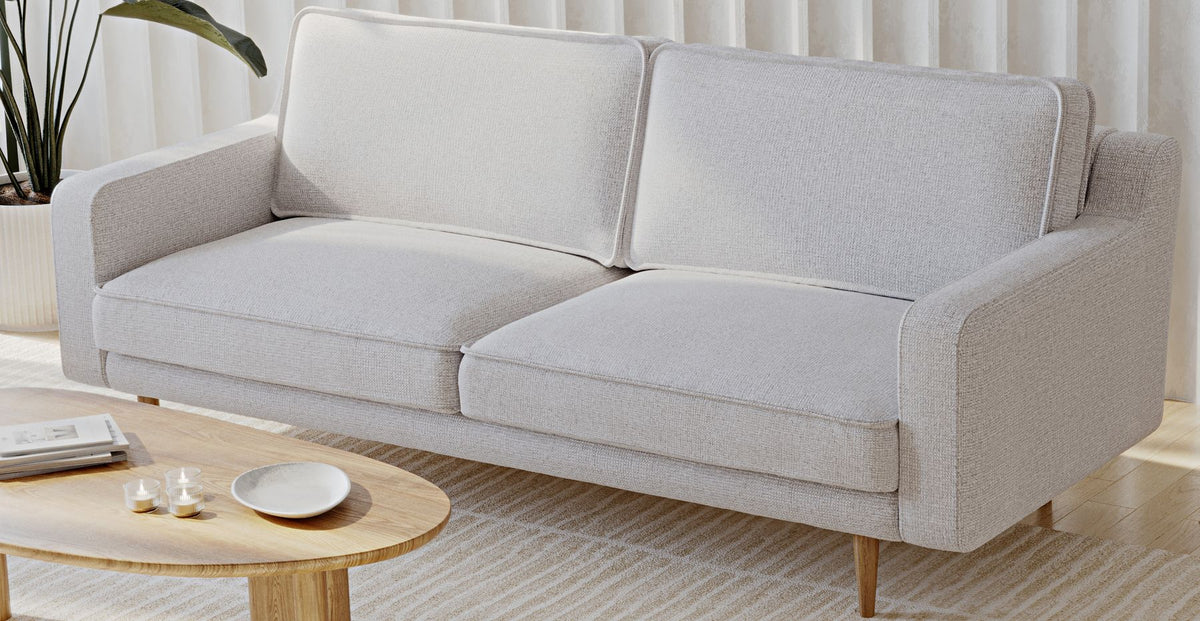 Klem Slim Üçlü ve Modsy Berjer Koltuk Takımı - Keten