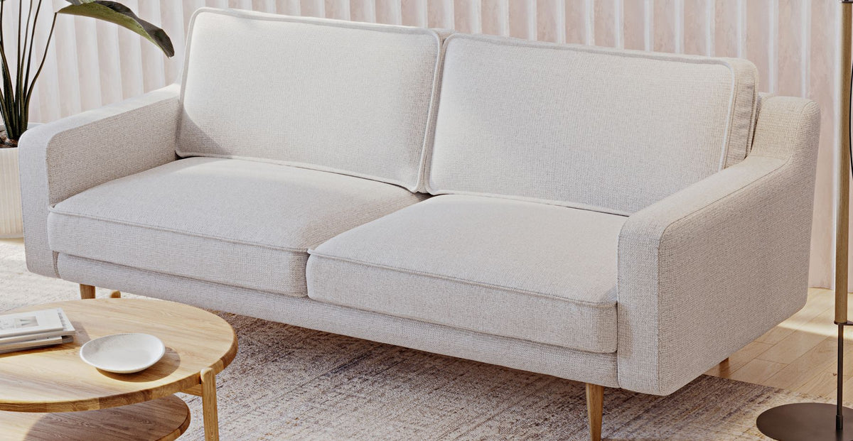 Klem Slim Üçlü ve Modsy Berjer Koltuk Takımı - Keten