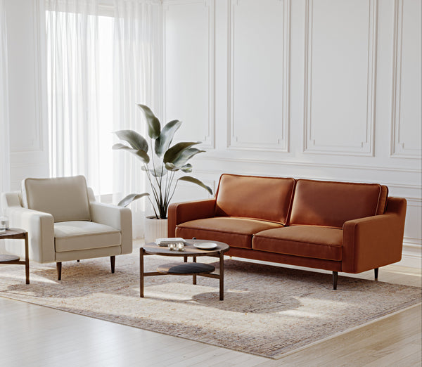 Klem Slim Üçlü ve Tekli Koltuk Takımı - Performans Kadife