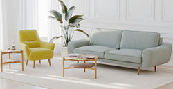 Klem Üçlü ve Modsy Berjer Koltuk Takım - Kadife