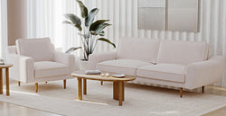 Klem Üçlü ve Klem Slim Tekli Koltuk Takımı - Kadife