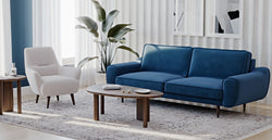 Klem Üçlü ve Modsy Berjer Koltuk Takım - Kadife