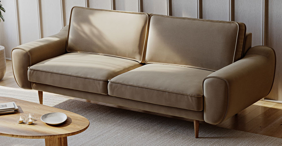 Klem Üçlü ve Loveseat Koltuk Takımı - Performans Kadife