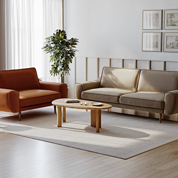 Klem Üçlü ve Loveseat Koltuk Takımı - Performans Kadife