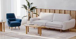 Klem Üçlü ve Modsy Berjer Koltuk Takım - Kadife