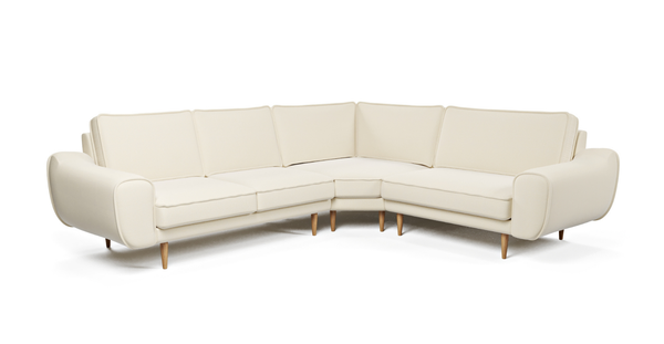 Klem 294 x 240 Geniş Köşe Ahşap Ayak - Doğal Doku