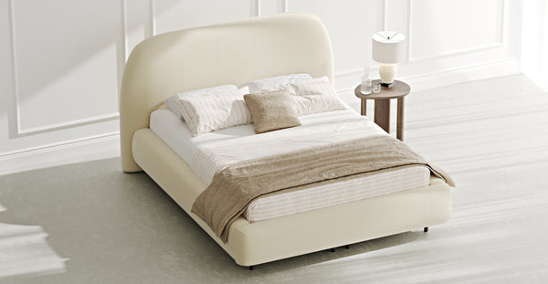 Klem Çift Kişilik Bazalı Karyola 160x200 - Doğal Doku