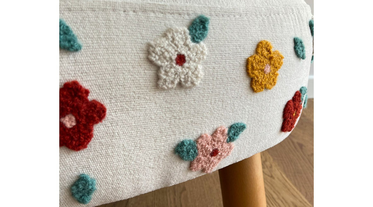 Lilien Garden Punch Berjer & Puf Takımı