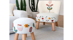 Lilien Garden Punch Berjer & Puf Takımı