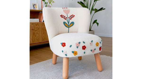 Lilien Punch İşlemeli Berjer